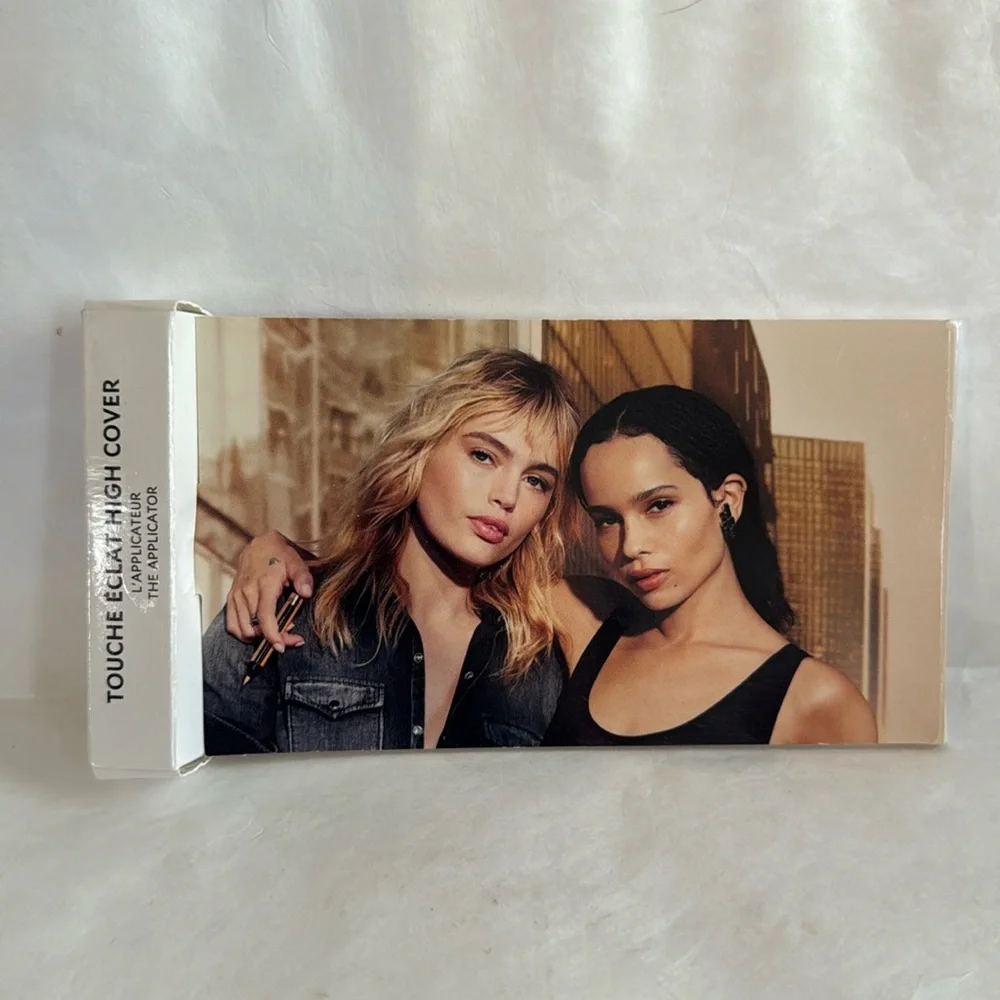 YSL Radiant Concealer High Coverage Samples + Applicator Sugar Ivory Peach Honey